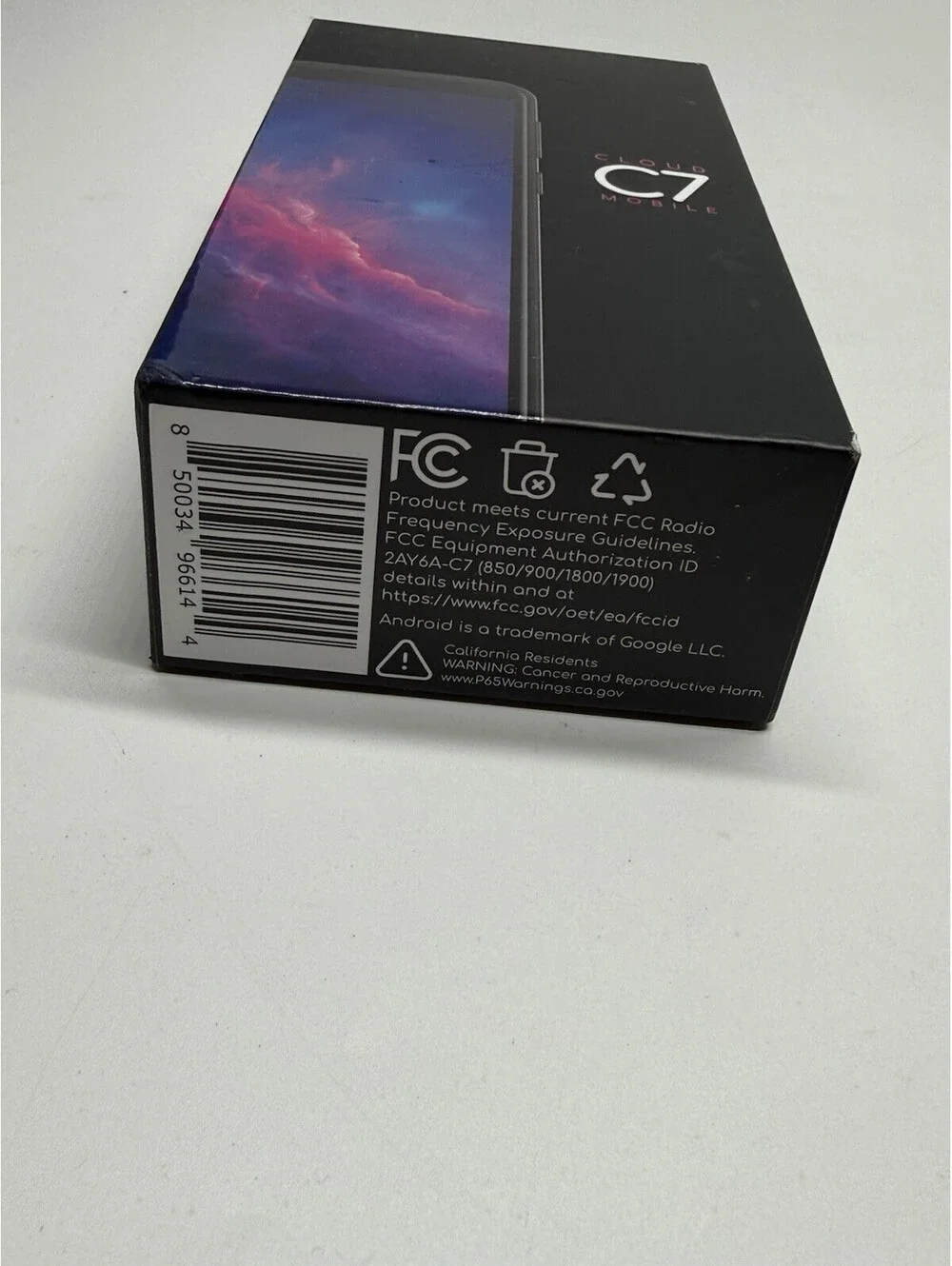 Cloud Mobile C7 Android Smartphone Black 4G LTE + Original Box And Accessories